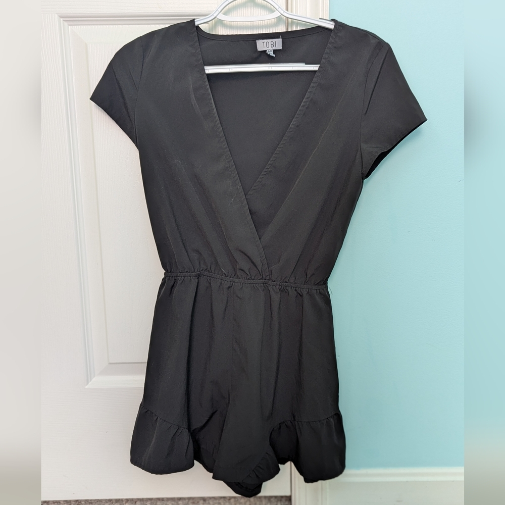 Women's Romper With Ruffles